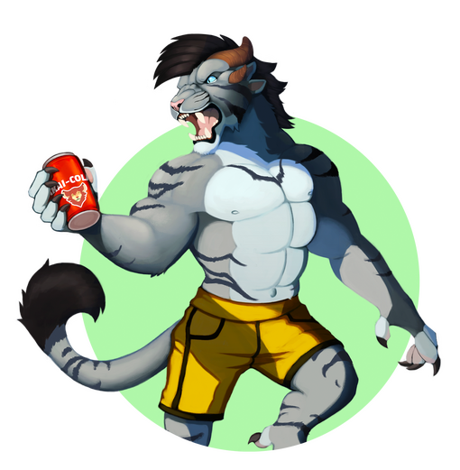 Example of a fullbody art furry